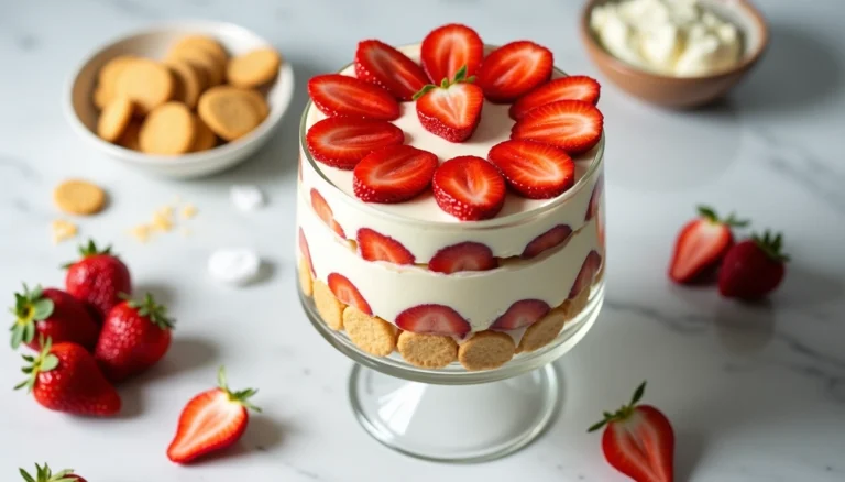 Homemade Strawberry Tiramisu