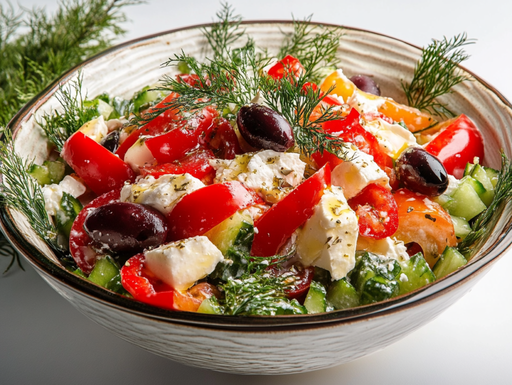 Greek Salad Horiatiki Homemade Greek Recipes